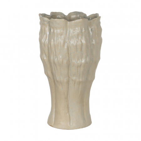 Vaze - Vaza inalta ceramica bej pentru decor boho|Vaze naturale pentru interioare rafinate