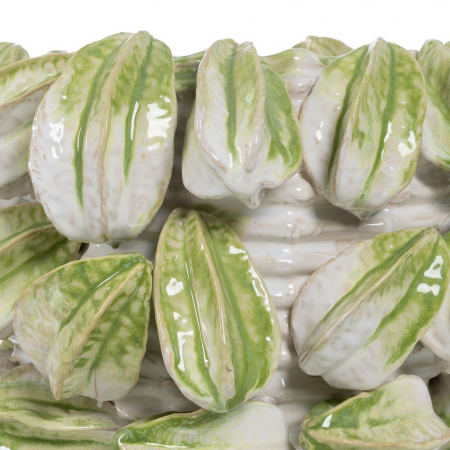 Vaza Ceramica Verde Si Alb CreativDeco - Design Organic Pentru Interioare Eclectice [4]