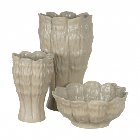 Vaza ceramica bej pentru interioare moderne|Vaze ceramice pentru accente stilate [1]
