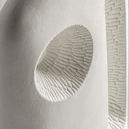 Vaza Art Deco ceramica alba|Vaze decorative inalte [1]