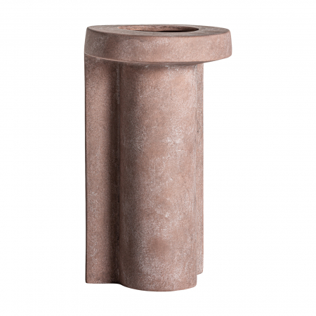 Stil de design - Vaza Art Deco ceramica maro compacta|Vaze decorative elegante