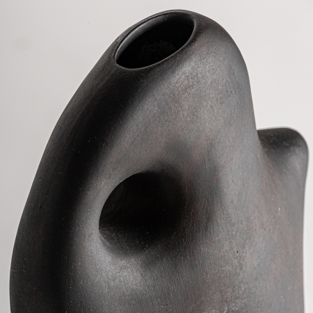 Vaza Art Deco ceramica neagra|Vaze decorative elegante [1]