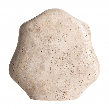 Obiecte decorative - Vaza contemporana marmura crem|Vaze decorative