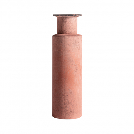 DEN - Vaza inalta sticla maro|Vaze vintage decorative