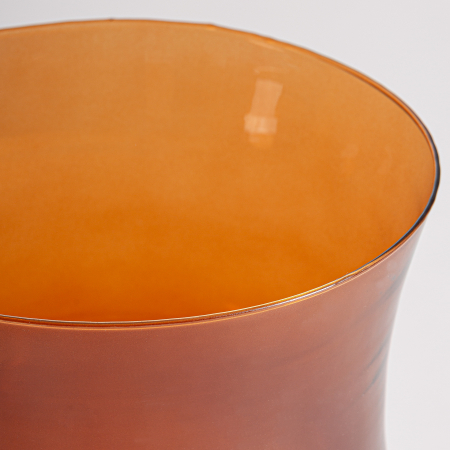 Vaza Covasna sticla portocalie|Vaze decorative moderne [1]