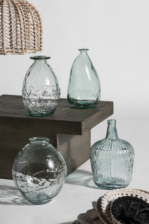 Vaza vintage sticla reciclata|Vaze decorative ecologice [2]