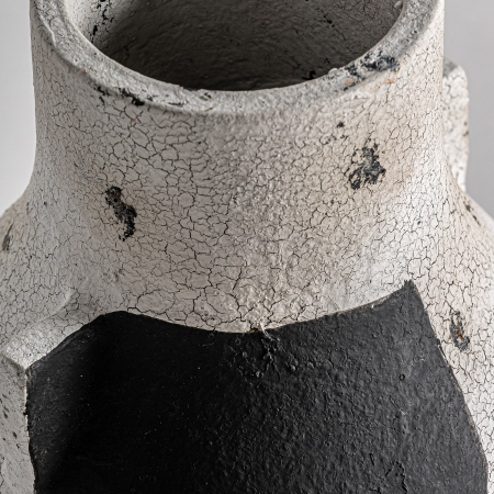 Vaza contemporana teracota alb negru|Vaze decorative moderne [1]
