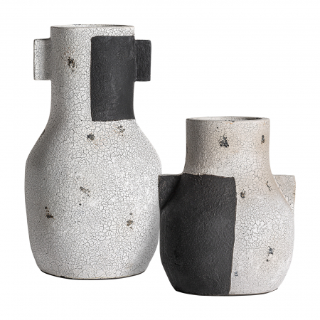 Vaza contemporana teracota alb negru|Vaze decorative moderne [2]
