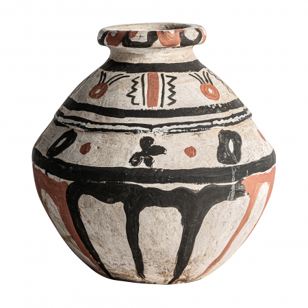 Vaze - Vaza etnica teracota multicolora|Vaze decorative tribale