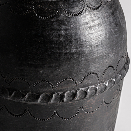 Vaza neagra teracota vintage|Vaze decorative elegante [1]