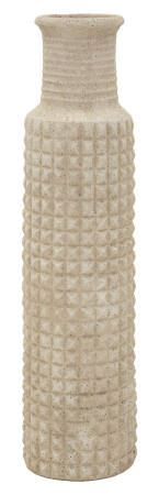 Ghivece, Vase Exterior - Vază exterior bej din rășină cu textură nisipoasă Sand Outdoor