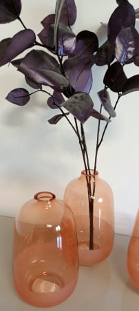Vaza Hany, sticla, portocaliu rugina - CreativDeco.ro [1]
