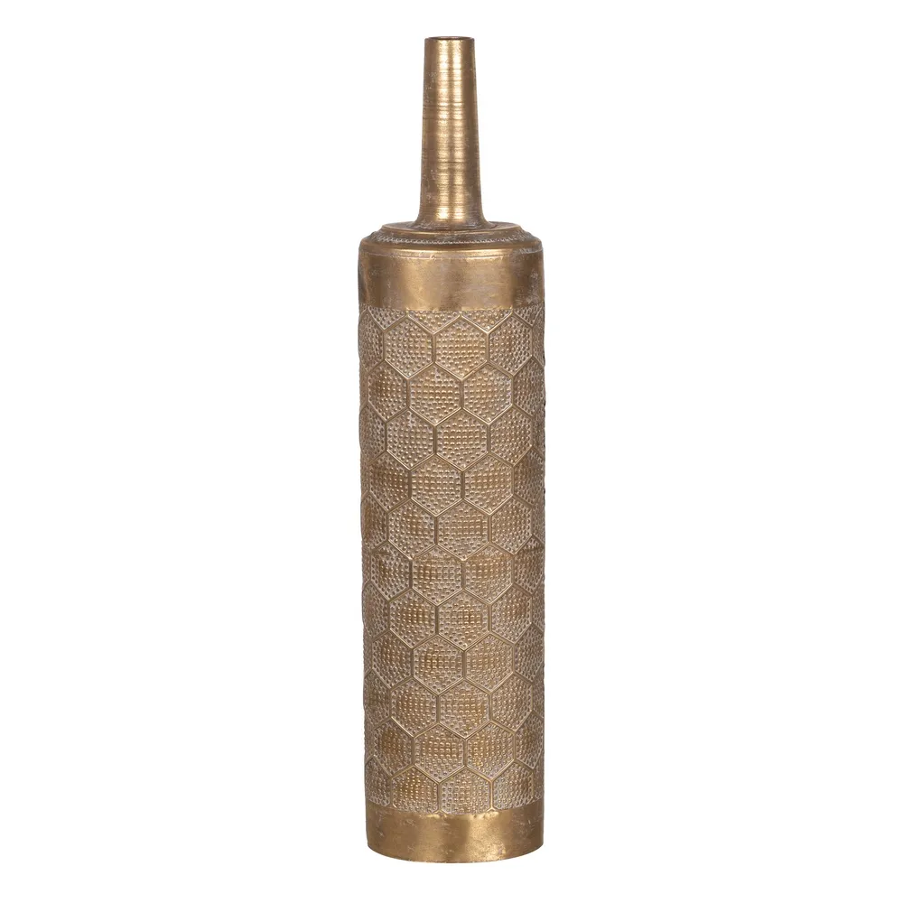 Vaze inalte de podea - Vaza Aurie Design Antic | Decoratiuni Interioare Moderne
