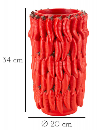 Vaza decorativa cu design ardei iuti - CreativDeco [6]