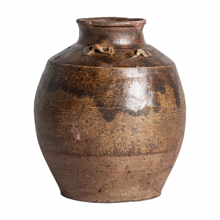 Vaze - Vaza unicat coloniala ceramica maro|Vaze decorative rafinate
