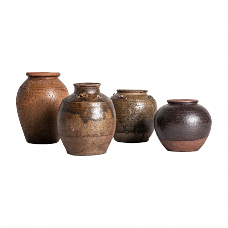 Vaza unicat coloniala ceramica maro|Vaze decorative rafinate [1]