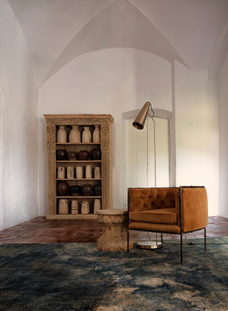 Vaza unicat coloniala ceramica maro|Vaze decorative rafinate [4]