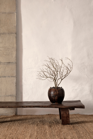 Vaza unicat coloniala ceramica maro|Vaze decorative rafinate [5]