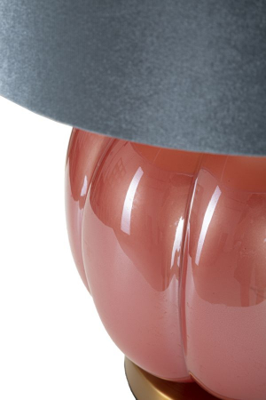 Veioza catifea gri | Lampa de masa CreativDeco [3]