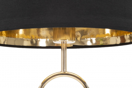 Veioza Bubble, metal/textil, negru/auriu, Mauro Ferretti [2]