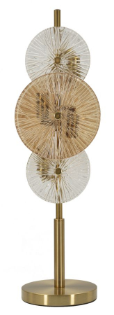 Corpuri de iluminat - Veioză decorativă din metal auriu Osaka