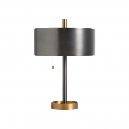 Veioze, Lampi de Birou - Veioza Art Deco bronz gri si auriu|Lampi de masa moderne