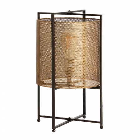 Corpuri de iluminat - Veioza Art Deco aurie|Veioze premium living