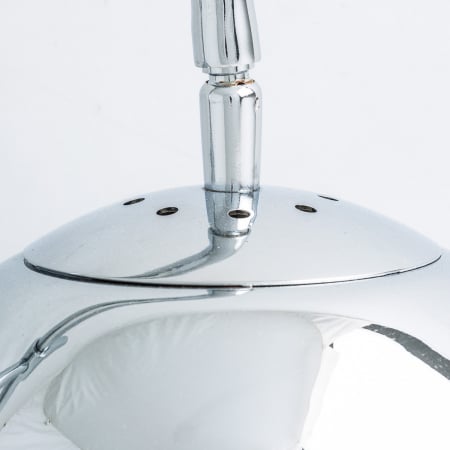 Veioza Art Deco metal alb argintiu|Veioza elegante [1]