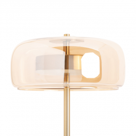 Veioza Art Deco aurie cu acrilic si cristal|Veioze rafinate [1]