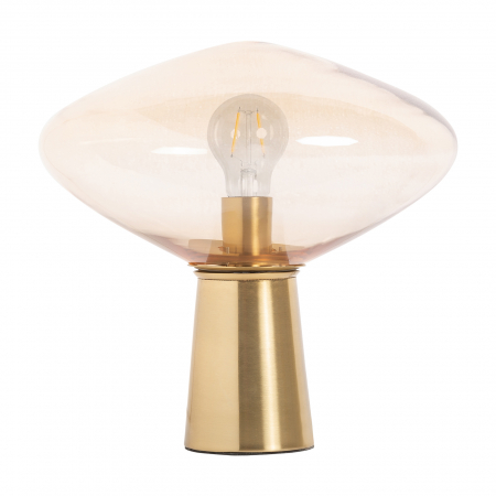 Art Deco - Veioza Art Deco aurie cu cristal|Veioze elegante
