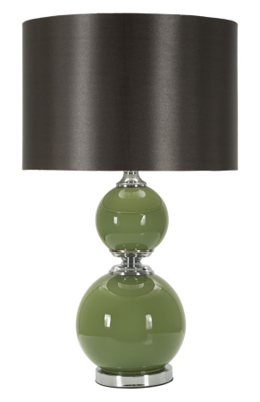 Veioza verde-argintie | Lampa de masa CreativDeco