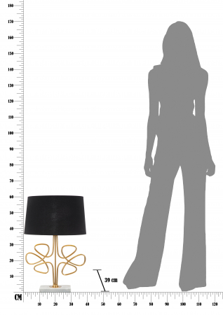 Veioza Glam Roudy, auriu negru - CreativDeco.ro [9]