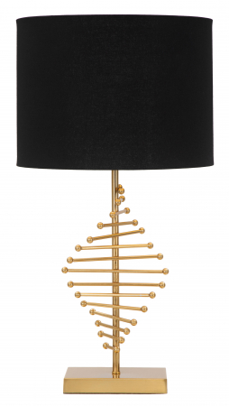 Corpuri de iluminat - Veioza Glam Sticky, auriu/negru, fier/poliester