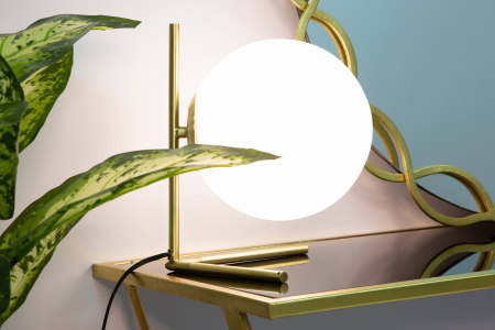 Veioza Glamy Low, auriu alb - CreativDeco.ro [2]