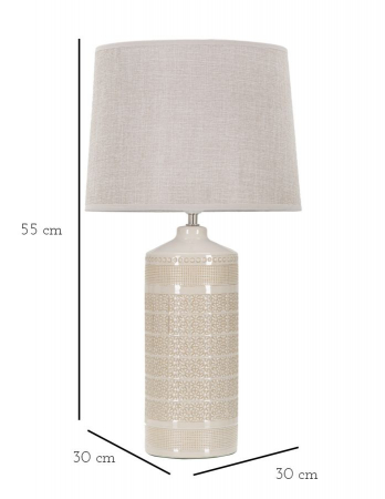 Veioza Graphs, ceramica, bej, Mauro Ferretti [5]