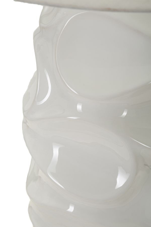 Veioza ceramica alba inalta CreativDeco [2]