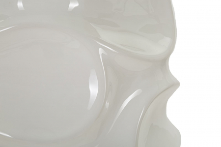 Veioza ceramica alba inalta CreativDeco [3]