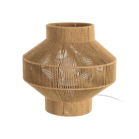 Veioză naturală sfoară de hârtie și fier design boho – fotografie produs principal Colectia noua - Veioză naturală sfoară de hârtie și fier design boho – fotografie produs principal