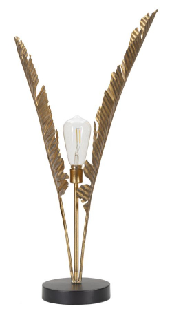 Veioza Palm, metal, auriu/negru, Mauro Ferretti