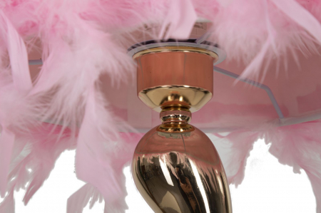 Veioza Pene Roz CreativDeco - Lampa de Masa pentru Camera Fetelor [1]