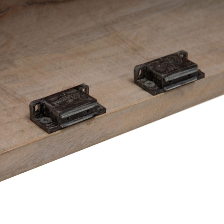 Vitrină mango alb antichizat sticlă [7]