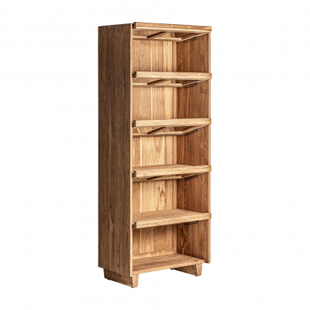 Vitrina scandinava lemn tec reciclat|Vitrine minimaliste [2]