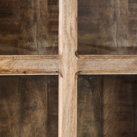 Vitrină mango natural ușă sticlă [4]