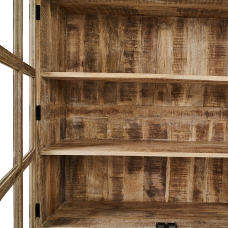 Vitrină mango natural înaltă sticlă [5]