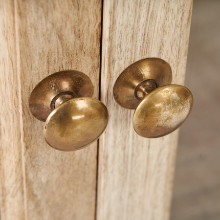 Vitrină mango natural înaltă sticlă [6]