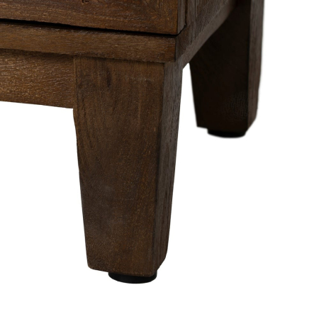 Vitrină mango maro uși sticlă compactă [8]