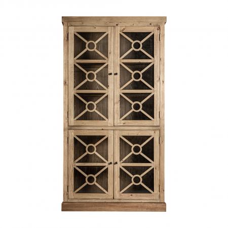 Vitrine - Vitrina versatila lemn ulm natural|Vitrine elegante