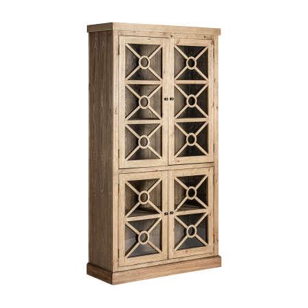 Vitrina versatila lemn ulm natural|Vitrine elegante [1]