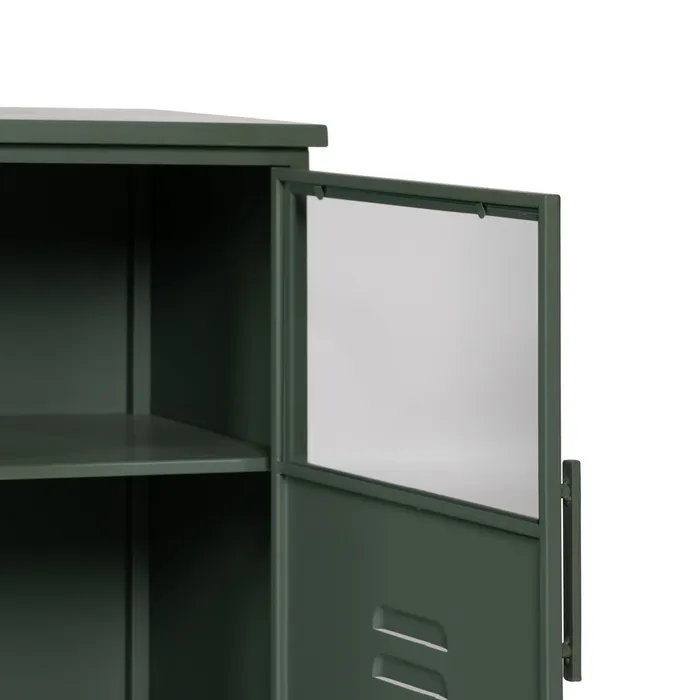 Vitrina metal verde industrial|Vitrine decor moderne [5]