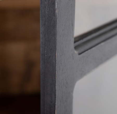 Vitrină industrială mango negru sticlă [6]